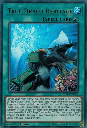 True Draco Heritage [MP18-EN016] Ultra Rare