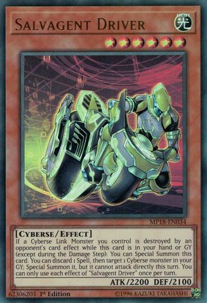 Salvagent Driver [MP18-EN034] Ultra Rare