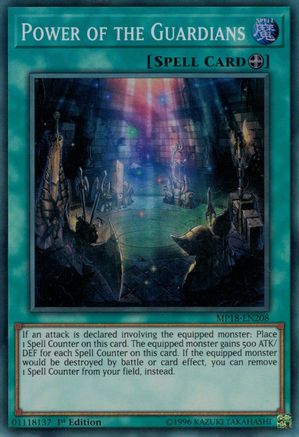 Power of the Guardians [MP18-EN208] Super Rare