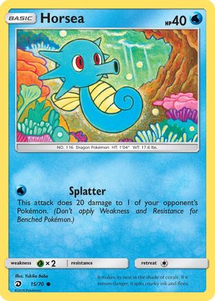Horsea (15/70) [Sun & Moon: Dragon Majesty]