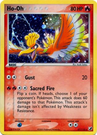 Ho Oh (27/115) (Theme Deck Exclusive) [EX: Unseen Forces]