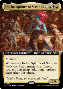 Obeka, Splitter of Seconds (Extended Art) [Outlaws of Thunder Junction]