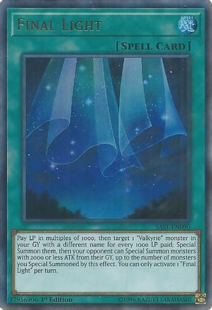 Final Light [SAST-EN090] Ultra Rare