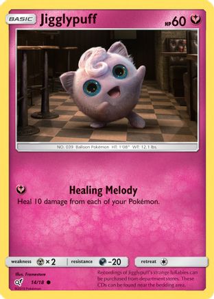 Jigglypuff (14/18) [Sun & Moon: Detective Pikachu]