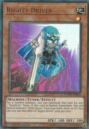 Righty Driver [DUPO-EN032] Ultra Rare