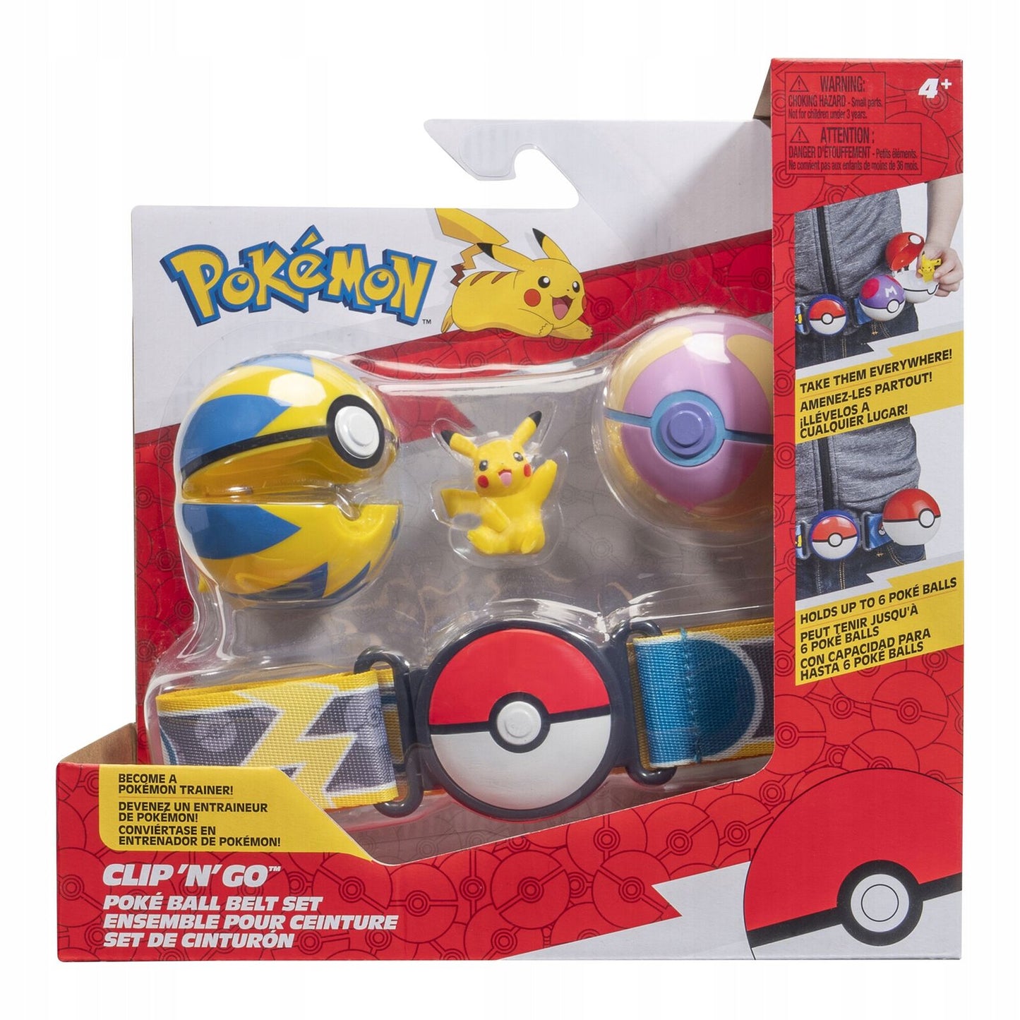 Pokemon: Clip'n'Go Ball Belt - Pikachu