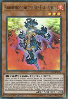 Brotherhood of the Fire Fist - Spirit [FIGA-EN024] Super Rare