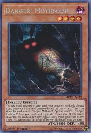 Danger! Mothman! [MP19-EN219] Prismatic Secret Rare