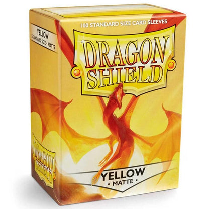 Dragon Shield: Matte Sleeves (100) - Yellow