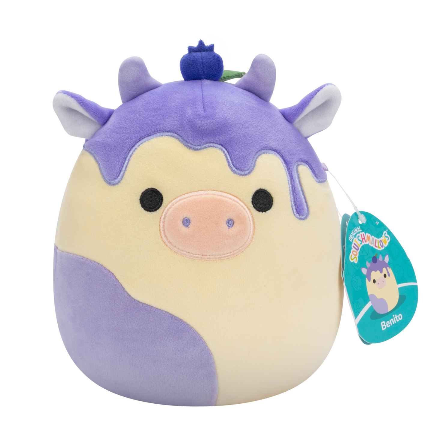 Squishmallows: Sweets Hybrid 7.5" Benito - Blueberry Cheesecake Cow