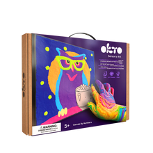 Okto Colour by Numbers with Clay 29x29cm: Owl