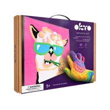 Okto Colour by Numbers with Clay 29x29cm: Llama