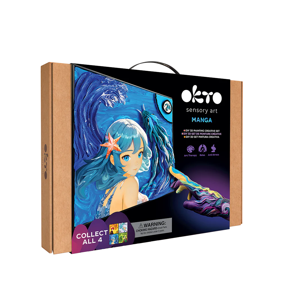 Okto 3D Painting Manga 30x40cm - Water