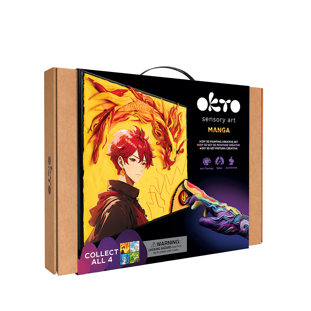 Okto 3D Painting Manga 30x40cm - Fire