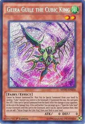 Geira Guile the Cubic King [MVP1-ENS36] Secret Rare