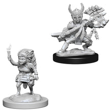 Nolzur's Marvelous Miniatures: Female Halfling Fighter