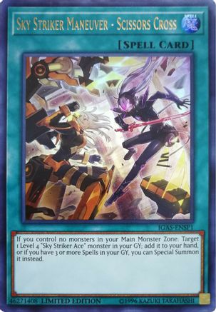 Sky Striker Maneuver - Scissors Cross [IGAS-ENSP1] Ultra Rare
