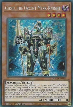 Girsu, the Orcust Mekk-Knight [ETCO-EN024] Secret Rare