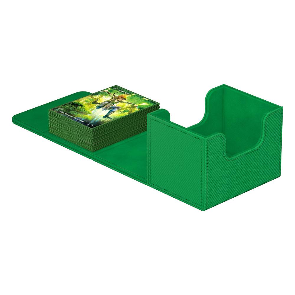 Ultimate Guard SideWinder 100+ Standard Size XenoSkin Green Deck Box
