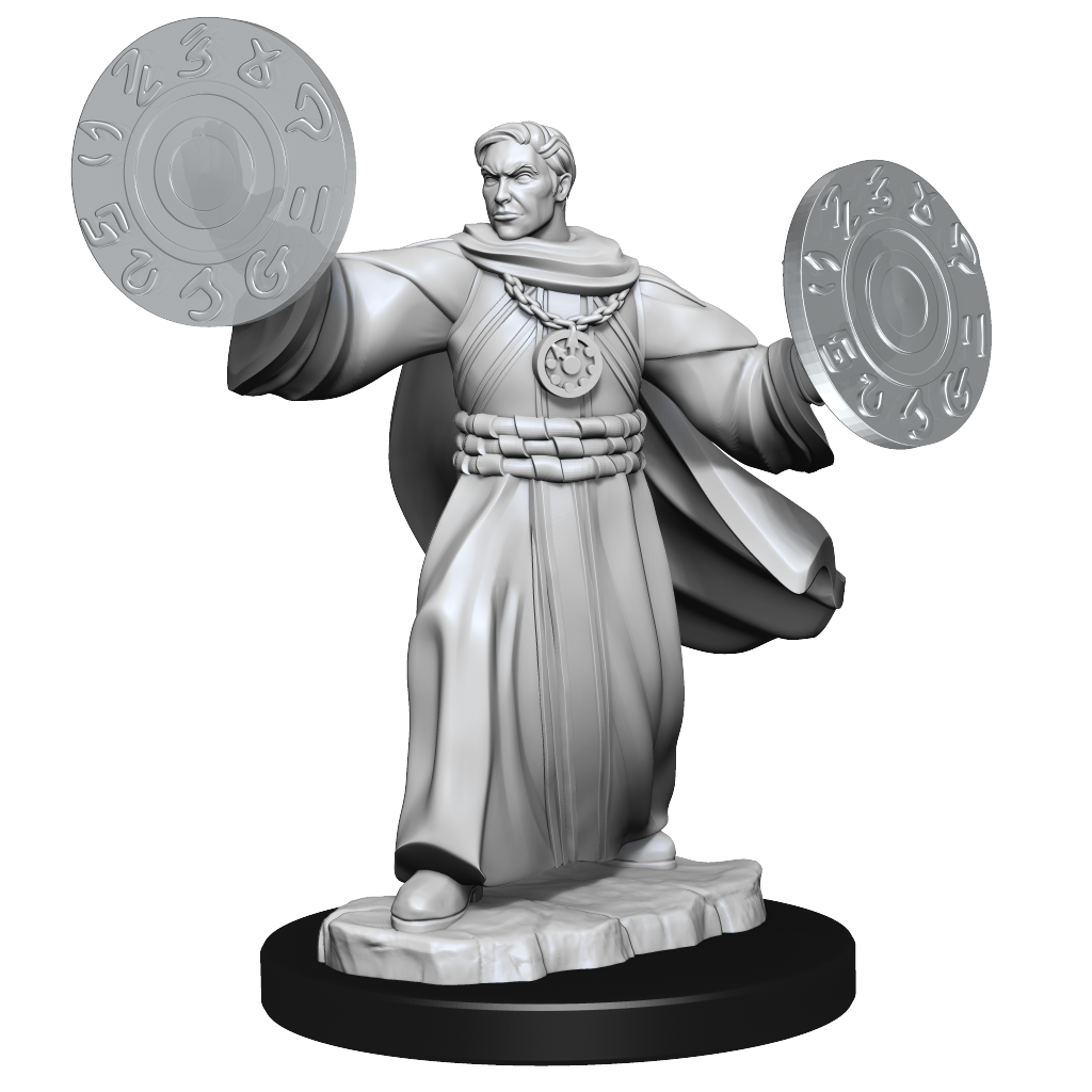 Critical Role Unpainted Miniatures: Human Graviturgy and Chronurgy Wizards Female