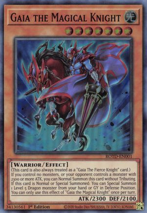 Gaia the Magical Knight [ROTD-EN001] Super Rare