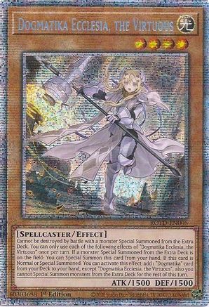 Dogmatika Ecclesia, the Virtuous [ROTD-EN005] Starlight Rare