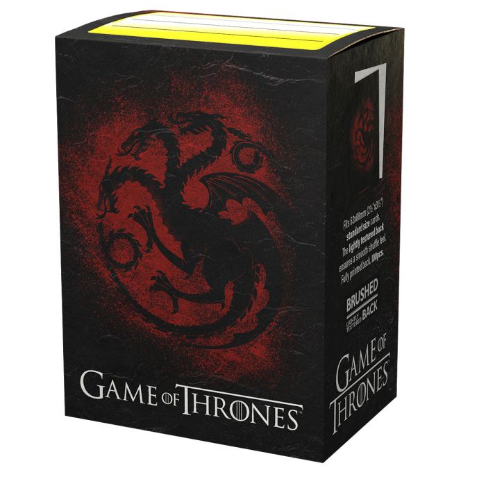 Dragon Shield: Brushed Art Sleeves (100) House Targaryen