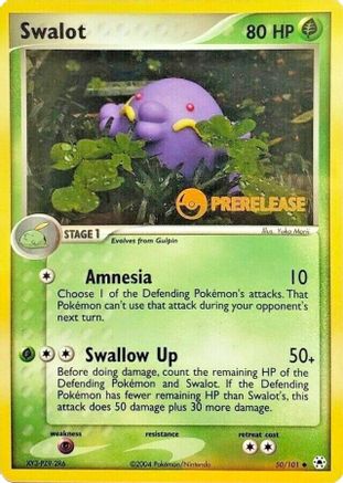 Swalot (50/101) (Prerelease Promo) [Nintendo: Black Star Promos]