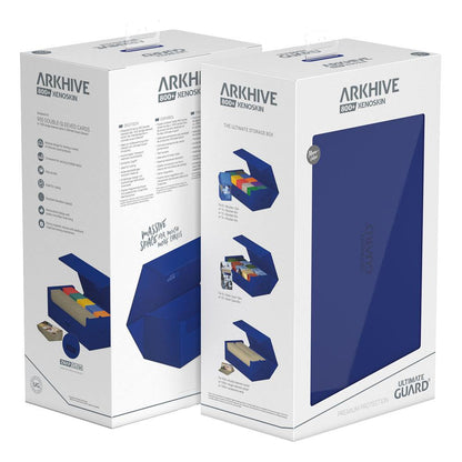 Ultimate Guard: Arkhive Flip Case 800+ Standard Size XenoSkin Monocolour Blue Deck Box