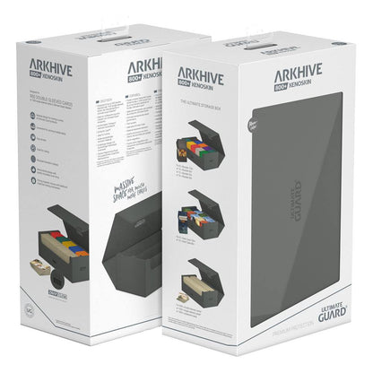 Ultimate Guard: Arkhive Flip Case 800+ Standard Size XenoSkin Monocolour Grey Deck Box
