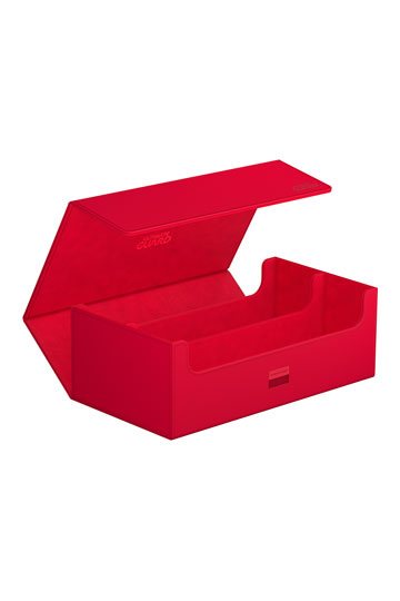 Ultimate Guard: Arkhive Flip Case 800+ Standard Size XenoSkin Monocolour Red Deck Box