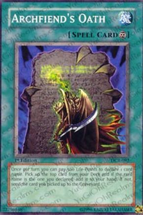 Archfiend's Oath [DCR-092] Common