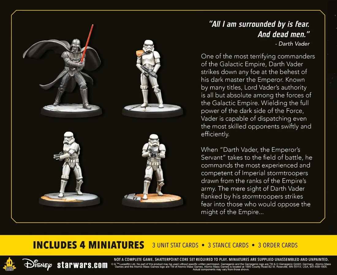 Star Wars Shatterpoint: Fear and Dead Men Squad Pack