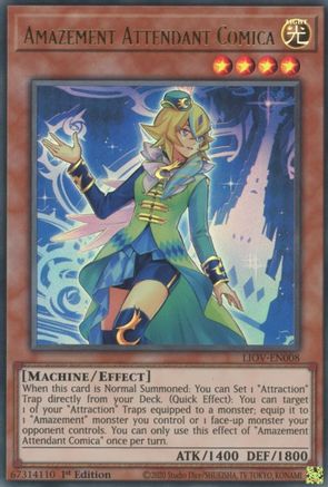 Amazement Attendant Comica [LIOV-EN008] Ultra Rare