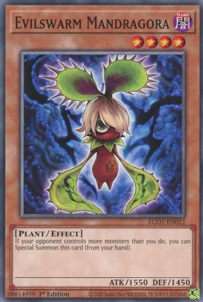 Evilswarm Mandragora [EGO1-EN012] Common