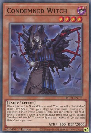 Condemned Witch [EGO1-EN019] Common