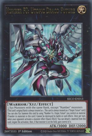 Number F0: Utopic Draco Future (Ultra Rare) [KICO-EN013] Ultra Rare