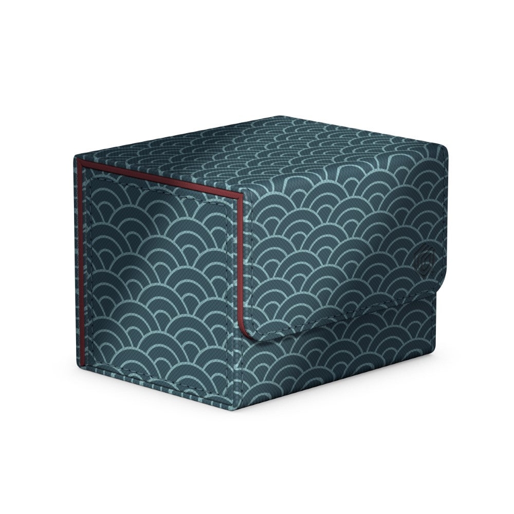 Ultimate Guard: Sidewinder 100+ Xenoskin - Seigaiha (Dark Blue/Dark Red)