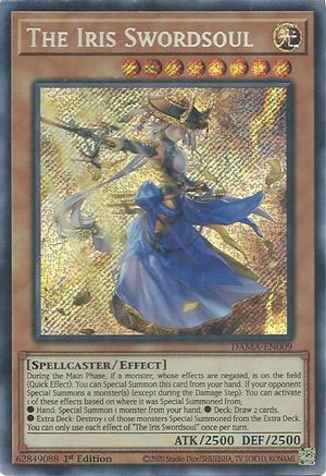 The Iris Swordsoul [DAMA-EN009] Secret Rare