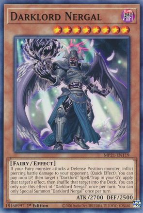 Darklord Nergal [MP21-EN119] Common