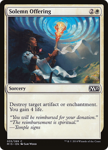 Solemn Offering [Magic 2015]