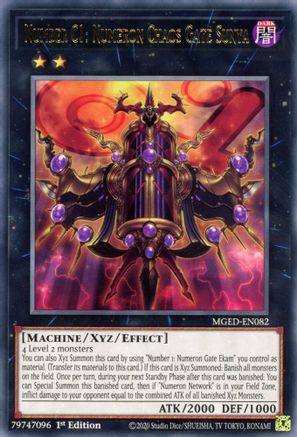 Number C1: Numeron Chaos Gate Sunya [MGED-EN082] Rare
