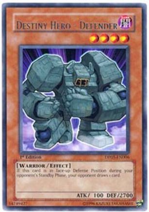 Destiny Hero - Defender [DP05-EN006] Rare