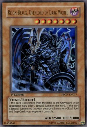 Reign-Beaux, Overlord of Dark World [STON-EN017] Ultra Rare
