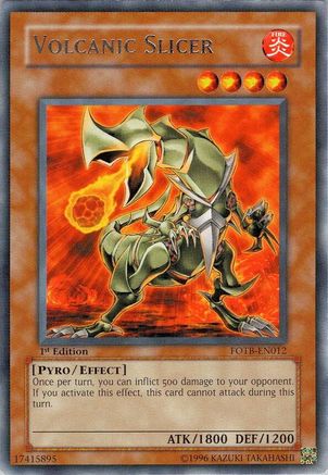 Volcanic Slicer [FOTB-EN012] Rare