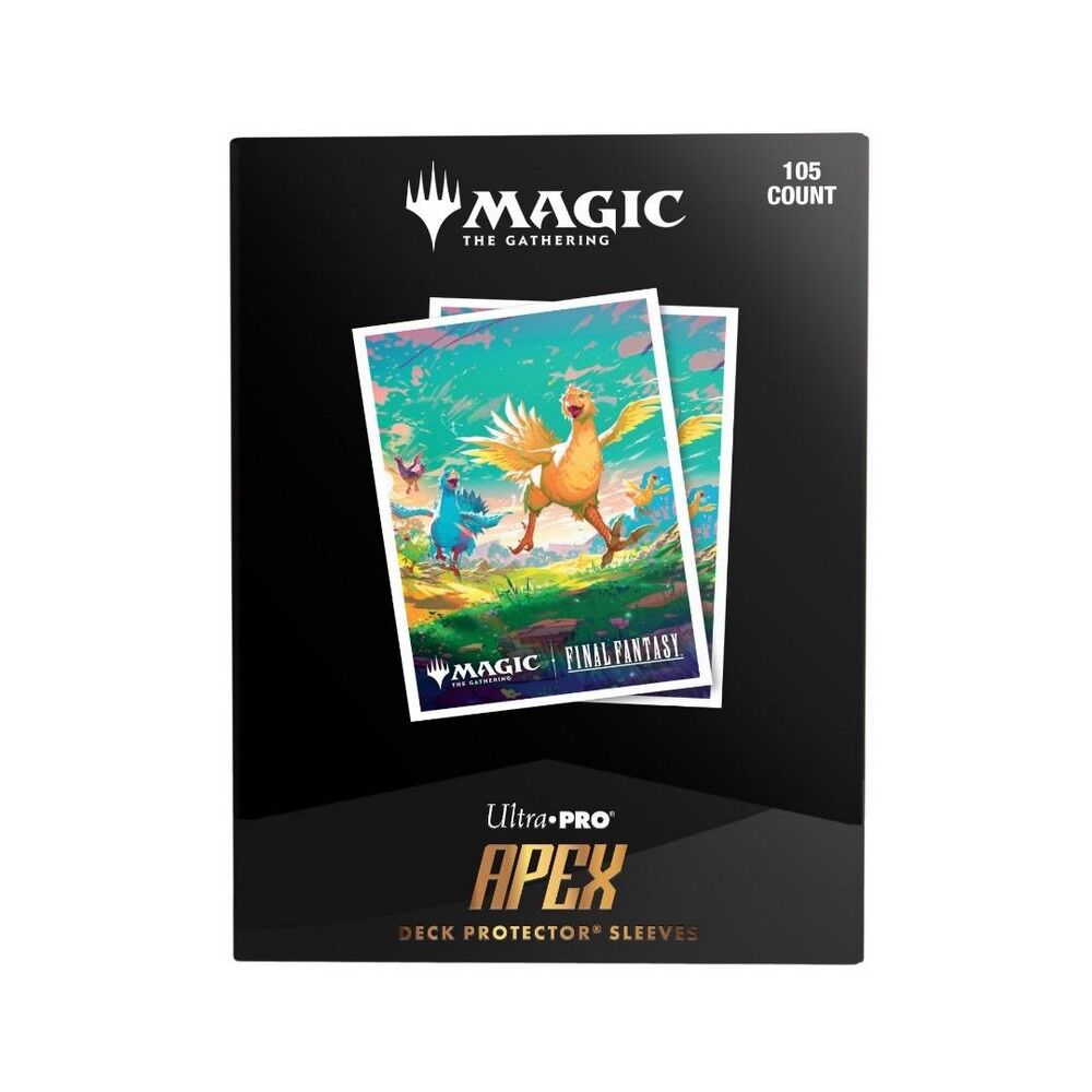 Ultra Pro: Apex Deck Protector Sleeves  - MTG: Final Fantasy - Chocobo Bundle - 105ct