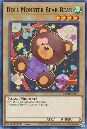 Doll Monster Bear-Bear [BACH-EN094] Common