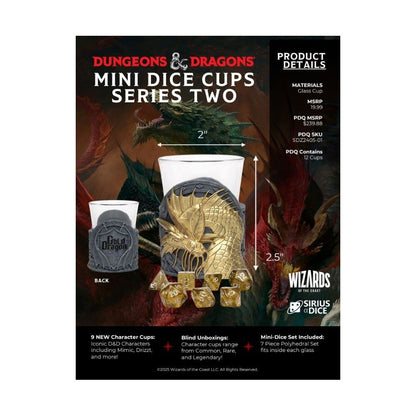 Sirius Dice - Dungeons & Dragons Mini Dice Cups Series 2 (Blind Box)