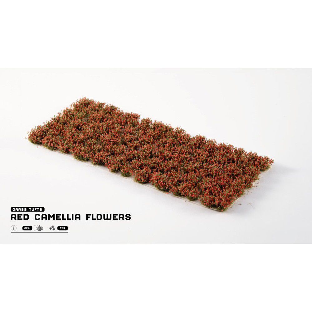 Gamers Grass: Red Camellia Flowers