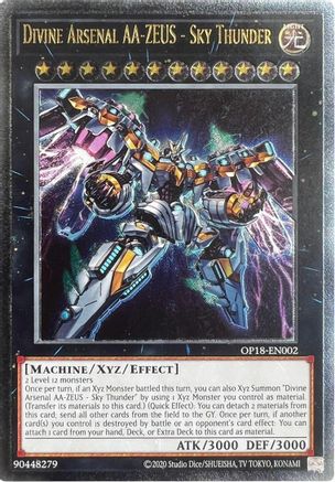 Divine Arsenal AA-ZEUS - Sky Thunder [OP18-EN002] Ultimate Rare